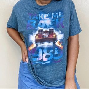 Vintage Back To The Future Movie T-Shirt - Large